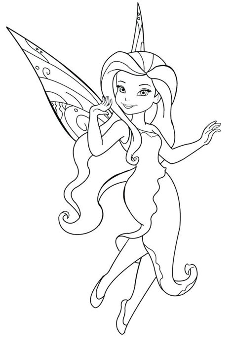 Periwinkle Fairy Coloring Pages At Free Printable