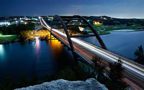 1920x1080 Austin River Bridge Pennybacker Coolwallpapersme