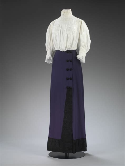 Woollen Gabardine Coat And Slim Skirt Made By Mascotte 1912 © Va Edwardian Era Fashion