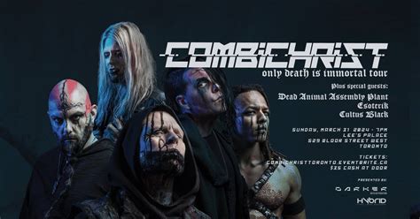 Combichrist Only Death Is Immortal Tour Toronto