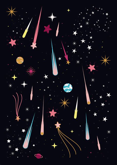 Carly Watts Art And Illustration Meteor Shower