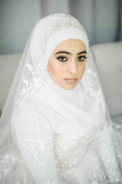 Hijab Wedding Dress With Long Sleeves By Brides And Tailor