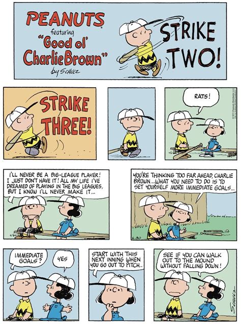 For June 30 2019 Charlie Brown Comics Snoopy Comics Snoopy Funny