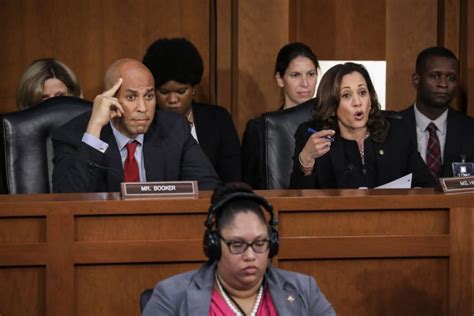 Image result for kamala harris cory booker