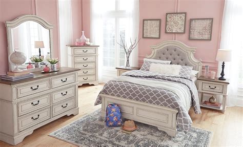 Save 11% add to cart. Realyn Youth Panel Bedroom Set | Girls bedroom sets ...