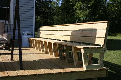 Randall's Blog | Deck bench seating, Deck bench, Diy deck