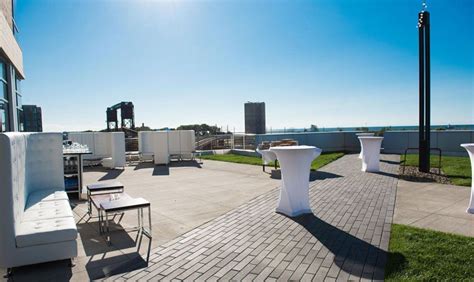 Maybe you would like to learn more about one of these? Lago Aloft Cleveland downtown outdoor cocktail area ...