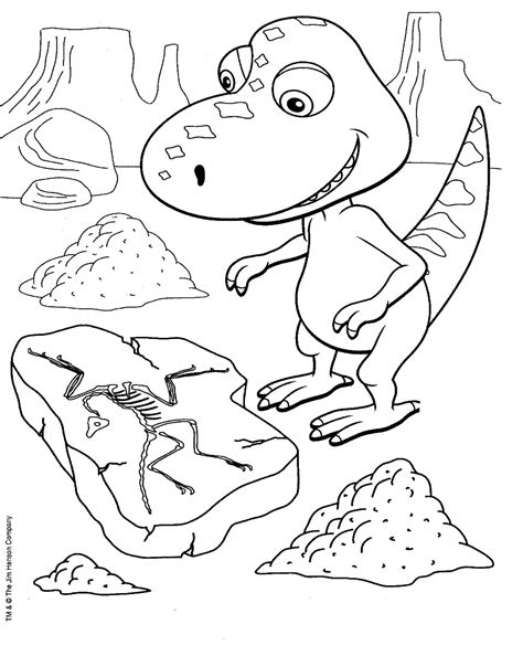 Shiny loves to play with his brothers and sister. Dinosaur Train Coloring Pages