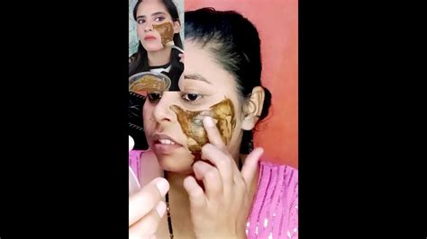 Mehndi Face Mask🥵🤯😱 Mehndi Face Pack Face Per Mehandi Kaise Lagaen Viral Shortviral Hack