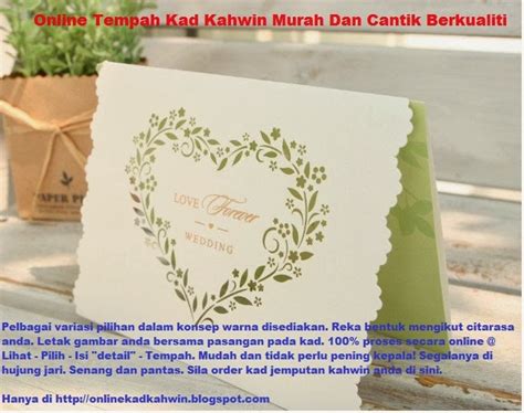 Bagi bakal raja sehari tidak lari dari kali ini, pihak kami akan mempamerkan beberapa jenis kad kahwin jenis klasik dan abstrak sekali. Online Tempah Kad Kahwin Murah Dan Cantik Berkualiti ...