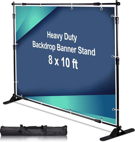 Buy Aktop 10 X 8 Ft Heavy Duty Backdrop Banner Stand Kit Adjustable