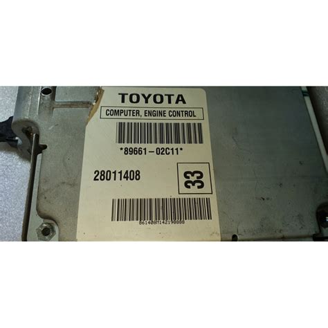 Toyota Corolla Engine Computer Ecm Pcm 2005 2007 89661 02c11