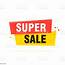 Super Sale Special Offer Banner Vector Illustration Stock 