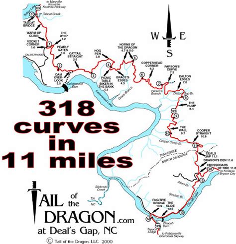 The dragon at deals gap is pretty much the benchmark motorcycle ride to measure and compare to. LA: Route 129 "The Dragon's Tail"