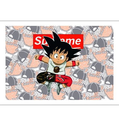 Supreme Goku Png Supreme Logo Png Goku Png Dragon Ball Png The