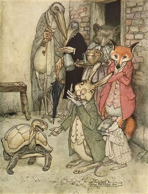 Arthur Rackham Aesops Fables 1912 Illustrations Gallery