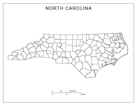 State And County Maps Of North Carolina Printable Nc County Map