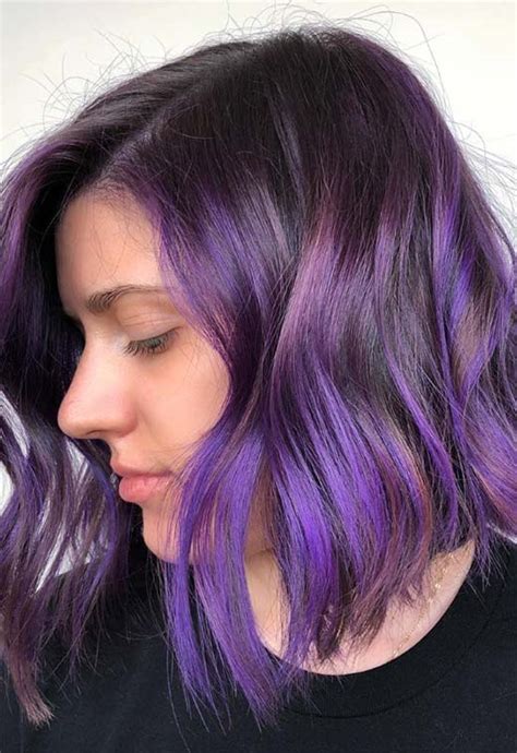 How To Dye Hair Purple Or Violet At Home Glowsly