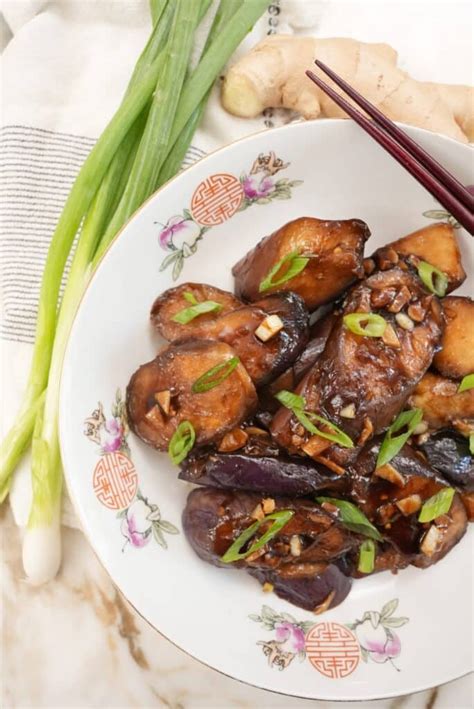 chinese eggplant with garlic sauce quick and easy video cj eats recipes