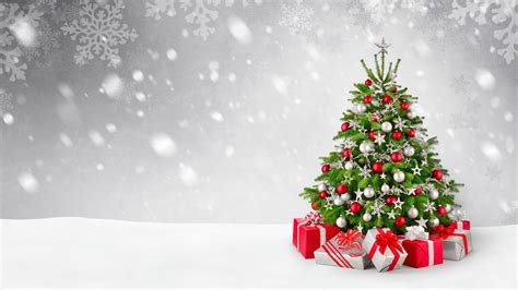 Christmas Tree And Presents Wallpapers Wallpaper Cave