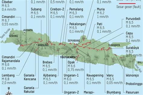 Perubahan kontur peta gempa surabaya (jembatan) peta gempa 2010. Titik Rawan Gempa: Jalur Sesar Kendeng di Surabaya ...