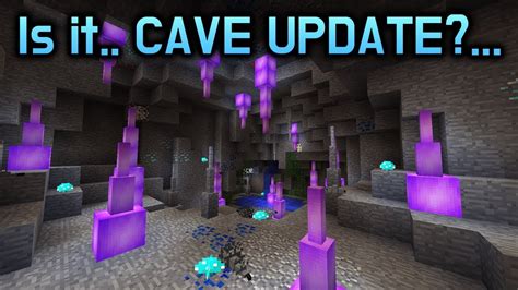 Everything in this article is the confirmed features expected in minecraft pe 1.17 and right now you have the opportunity to find out what the caves cliffs update will be. Next HUGE Update = CAVE UPDATE?? (Minecraft 1.15 News) - YouTube