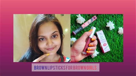 Brown Lipsticks Recommendation For Brown Girlsindian Skintone 👄💄🥰