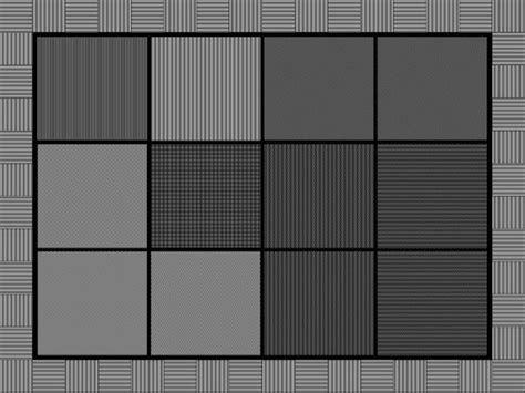 Test Pattern For Lcd Memory Effect In Projectors