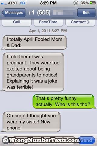 April fool jokes & quotes group 1. Make April Fools: 6 April Fools Day Text Messages