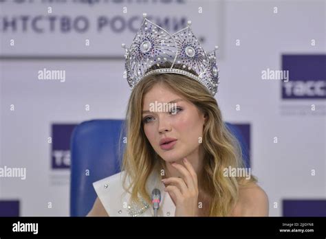 Press Conference Of The Winner Of The Miss Russia 2022 Contesttass Press Center Moscow July