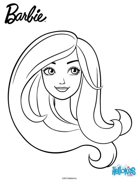 Download fun and free barbie activities! Barbie portrait barbie printable | Barbie coloring ...