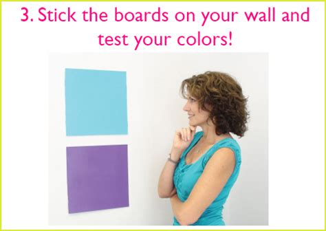 All sample boards below are painted with two coats of paint over raw wood. No more Guessing! The Easy Way to Test Wall Colors + a ...