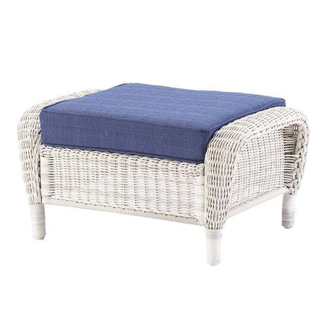 Some furniture collections simply draw you in. SONOMA Goods for Life™ Presidio Patio Wicker Ottoman ...