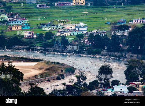View Of Bageshwar Town Bageshwar District In The State Of Uttarakhand