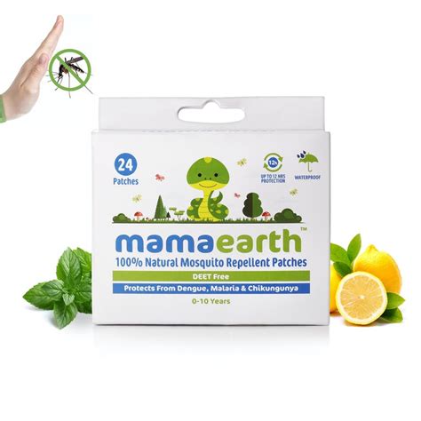 Natural Mosquito Repellent Patches 24pcs Mamaearth Official Website