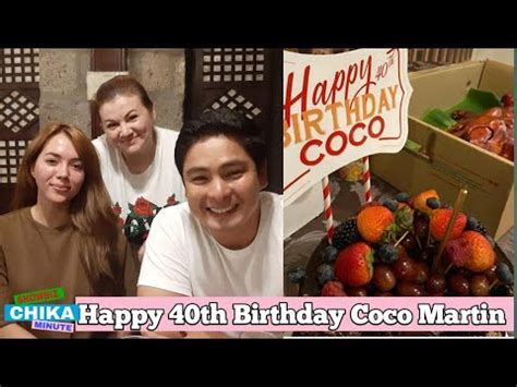 Happy Th Birthday Coco Martin Julia Montes And Coco Martin Updates Youtube