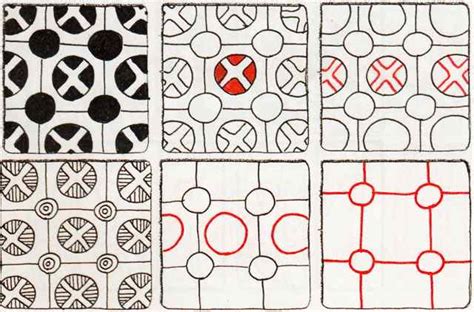These simple shapes are the elemental strokes in all zentangle art. How To's Wiki 88: How To Zentangle Patterns