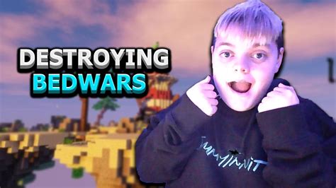 Dominating Bedwars With A Carry Youtube