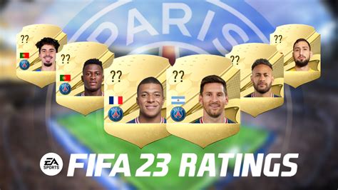 Paris SaintGermain Ratings In FIFA 23  EarlyGame