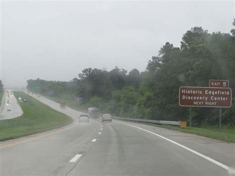 South Carolina Interstate 20 Eastbound Cross Country Roads