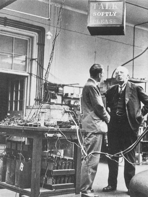 E Rutherford In The Cavendish Laboratory Photograph By Prof Peter