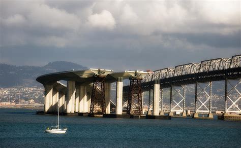 Bay Bridge Under Construction Photograph By Gary Rose Fine Art America