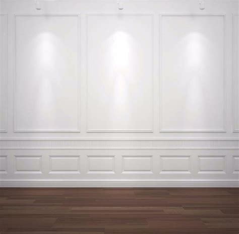 2019 Pure White Wall Indoor Photography Backdrops With Lights Digital