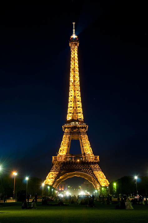 Take the lift to the highest point of the eiffel tower for a panoramic view of paris. France - Paris - Eiffel Tower at night 01 | This shot of ...