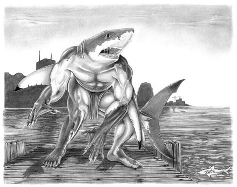 De 92 Bästa Anthro Shark Bilderna På Pinterest Konceptkonst