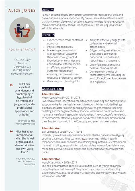 Enthusiastic administrative assistant with more than 10 years of experience in administrative positions. Admin Assistant CV template - free download in MS Word ...