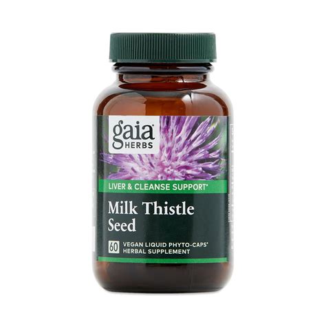 60 Ct Milk Thistle Seed By Gaia Herbs Thrive Market