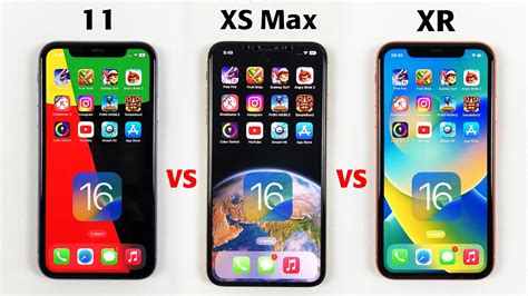 IPhone 11 Vs IPhone XS Max Vs IPhone XR IOS 16 SPEED TEST In 2022