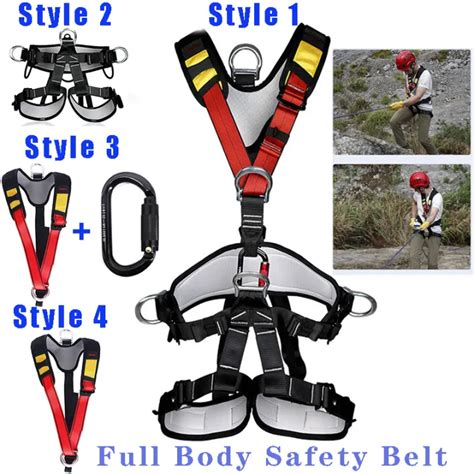 Vevor Safety Climbing Harness Rock Tree Body Fall Protection Rappelling