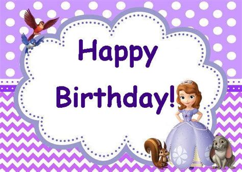 The house design ideas team with provides the new pictures of sofia the first birthday card template in high definition and best character that can be downloaded by click. SOFIA THE FIRST Birthday Party Card Set Instant Download